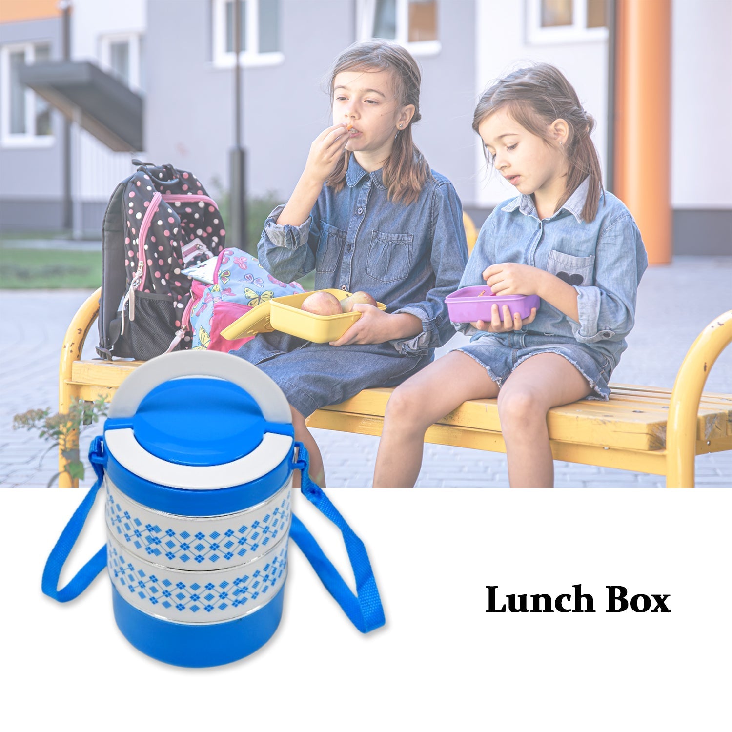 Insulated lunch box with 3 layers. Insulated lunch box with 3 layers.